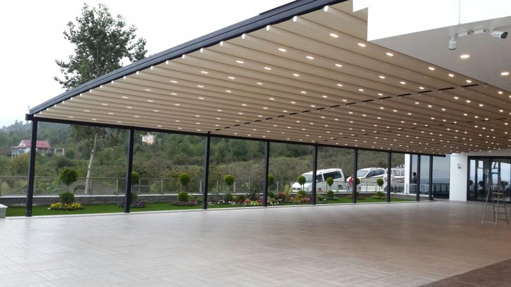 Pergola Katlamalı Tente